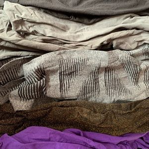 Five pairs of tights